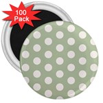 Polk Dots Seamless Pattern 3  Magnets (100 pack)