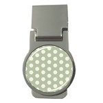 Polk Dots Seamless Pattern Money Clips (Round) 