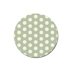 Polk Dots Seamless Pattern Magnet 3  (Round)