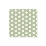 Polk Dots Seamless Pattern Square Magnet