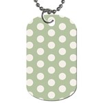 Polk Dots Seamless Pattern Dog Tag (One Side)