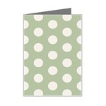 Polk Dots Seamless Pattern Mini Greeting Card