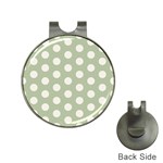 Polk Dots Seamless Pattern Hat Clips with Golf Markers