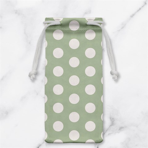 Polk Dots Seamless Pattern Jewelry Bag from ArtsNow.com Back