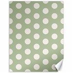 Polk Dots Seamless Pattern Canvas 12  x 16 