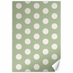 Polk Dots Seamless Pattern Canvas 12  x 18 