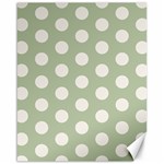 Polk Dots Seamless Pattern Canvas 16  x 20 