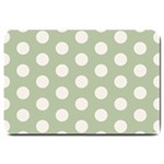 Polk Dots Seamless Pattern Large Doormat