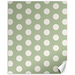 Polk Dots Seamless Pattern Canvas 11  x 14 