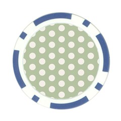 Polk Dots Seamless Pattern Poker Chip Card Guard from ArtsNow.com Front