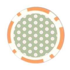 Polk Dots Seamless Pattern Poker Chip Card Guard from ArtsNow.com Front