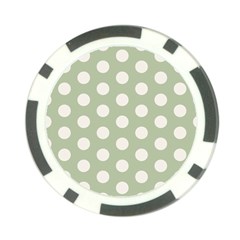 Polk Dots Seamless Pattern Poker Chip Card Guard from ArtsNow.com Back