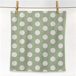 Polk Dots Seamless Pattern Face Towel