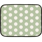 Polk Dots Seamless Pattern Fleece Blanket (Mini)