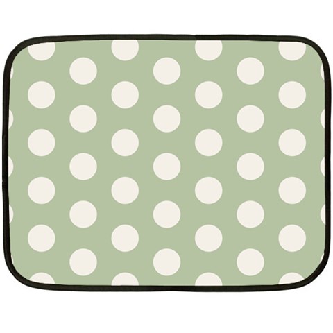 Polk Dots Seamless Pattern Two Sides Fleece Blanket (Mini) from ArtsNow.com 35 x27  Blanket Back