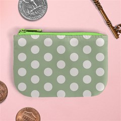 Polk Dots Seamless Pattern Mini Coin Purse from ArtsNow.com Front