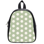 Polk Dots Seamless Pattern School Bag (Small)