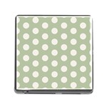 Polk Dots Seamless Pattern Memory Card Reader (Square 5 Slot)