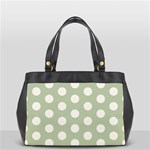 Polk Dots Seamless Pattern Oversize Office Handbag (2 Sides)