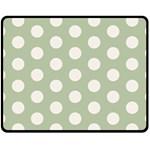 Polk Dots Seamless Pattern Fleece Blanket (Medium)