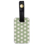 Polk Dots Seamless Pattern Luggage Tag (one side)