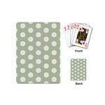 Polk Dots Seamless Pattern Playing Cards Single Design (Mini)