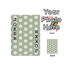 Polk Dots Seamless Pattern Playing Cards 54 Designs (Mini) from ArtsNow.com Front - Joker1