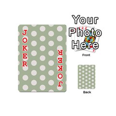 Polk Dots Seamless Pattern Playing Cards 54 Designs (Mini) from ArtsNow.com Front - Joker2