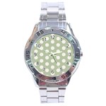 Polk Dots Seamless Pattern Stainless Steel Analogue Watch