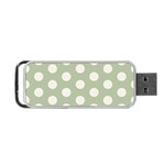 Polk Dots Seamless Pattern Portable USB Flash (One Side)