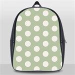 Polk Dots Seamless Pattern School Bag (XL)