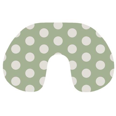 Polk Dots Seamless Pattern Travel Neck Pillow from ArtsNow.com Front