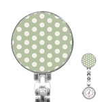 Polk Dots Seamless Pattern Stainless Steel Nurses Watch