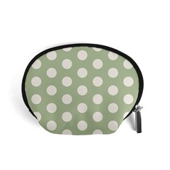 Polk Dots Seamless Pattern Accessory Pouch (Small) from ArtsNow.com Front