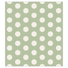 Polk Dots Seamless Pattern Drawstring Pouch (Medium) from ArtsNow.com Front