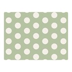 Polk Dots Seamless Pattern Two Sides Premium Plush Fleece Blanket (Mini)