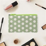 Polk Dots Seamless Pattern Cosmetic Bag (XS)