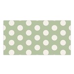 Polk Dots Seamless Pattern Satin Shawl 45  x 80 