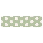 Polk Dots Seamless Pattern Oblong Satin Scarf (16  x 60 )