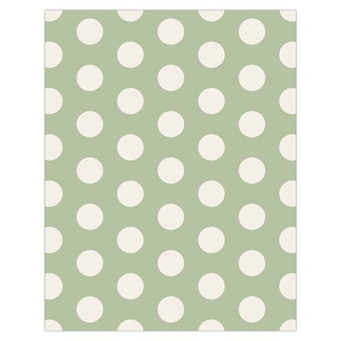 Polk Dots Seamless Pattern Toiletries Pouch from ArtsNow.com Back