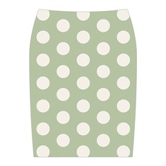 Polk Dots Seamless Pattern Midi Wrap Pencil Skirt from ArtsNow.com Back