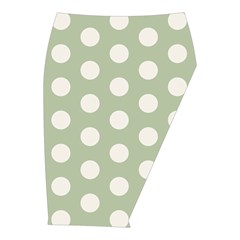 Polk Dots Seamless Pattern Midi Wrap Pencil Skirt from ArtsNow.com  Front Right 