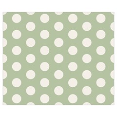 Polk Dots Seamless Pattern Zipper Medium Tote Bag from ArtsNow.com Front