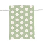 Polk Dots Seamless Pattern Lightweight Drawstring Pouch (XL)