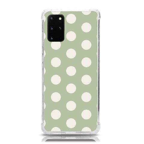 Polk Dots Seamless Pattern Samsung Galaxy S20 Plus 6.7 Inch TPU UV Case from ArtsNow.com Front