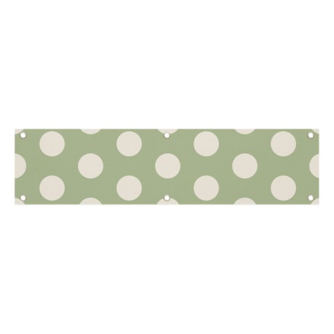 Polk Dots Seamless Pattern Banner and Sign 4  x 1  from ArtsNow.com Front