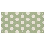 Polk Dots Seamless Pattern Banner and Sign 6  x 3 