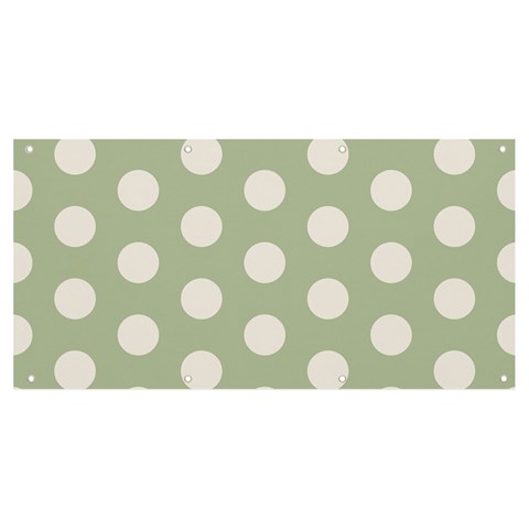 Polk Dots Seamless Pattern Banner and Sign 8  x 4  from ArtsNow.com Front