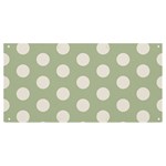 Polk Dots Seamless Pattern Banner and Sign 8  x 4 