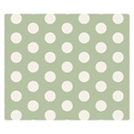 Polk Dots Seamless Pattern Premium Plush Fleece Blanket (Small)